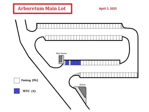 Map of Arboretum Main Lot