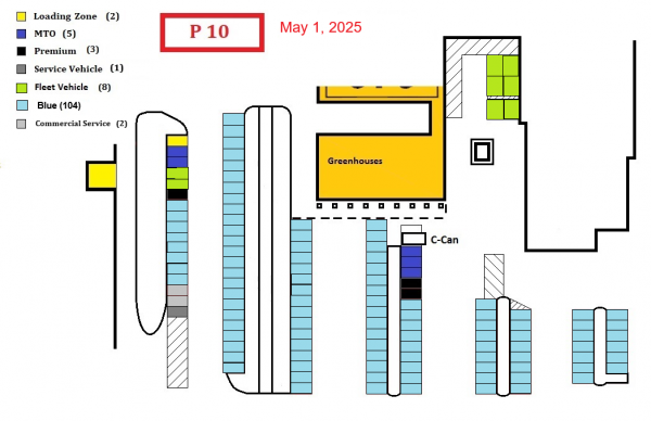 P10 Parking Map