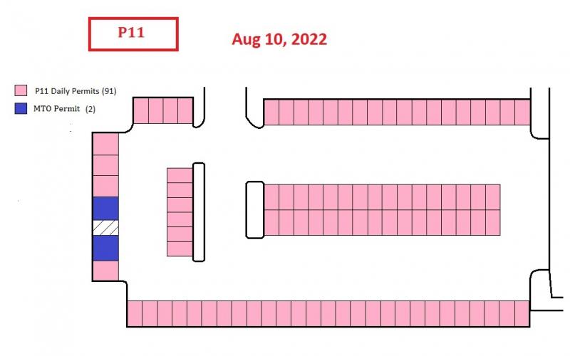 Parking Map of P11