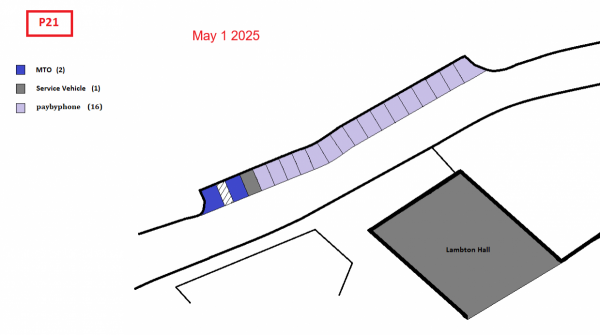 P21 Parking Map