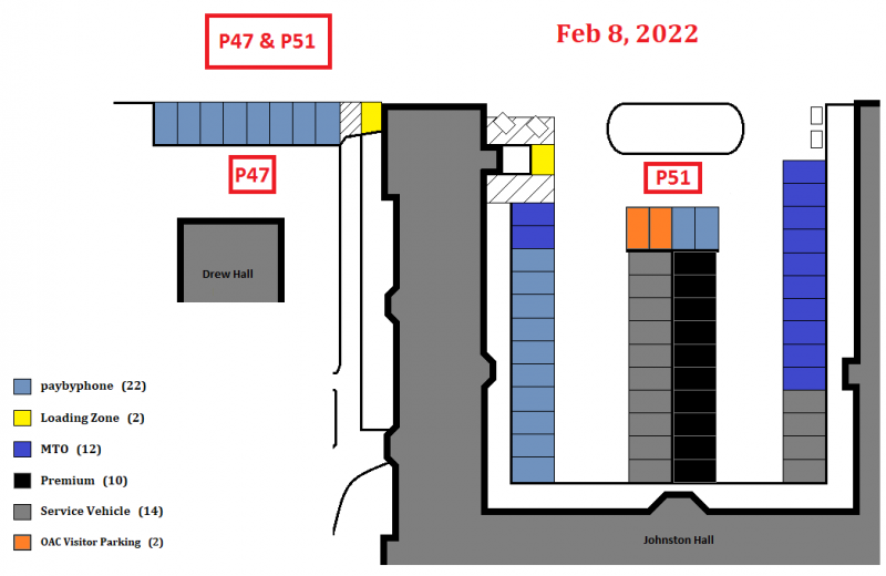 P47 and P51 Parking Map