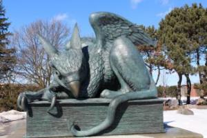 Image of Gryphon statue