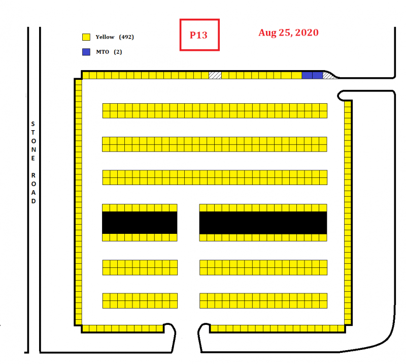 P13 Parking Map