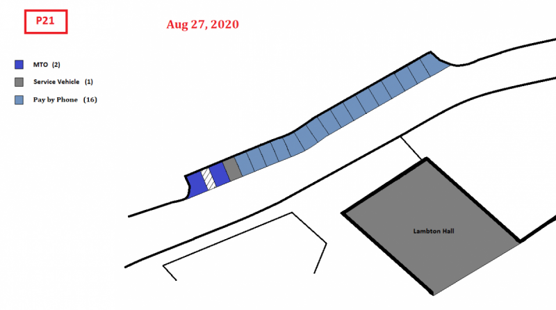 P21 Parking Map