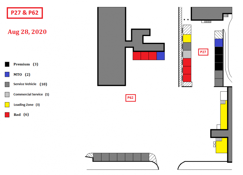 P27 and P62 Parking Map