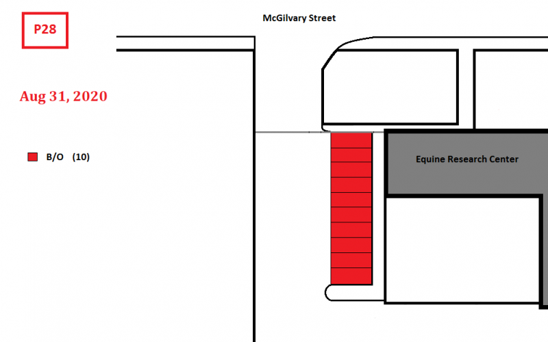 P28 Parking Map